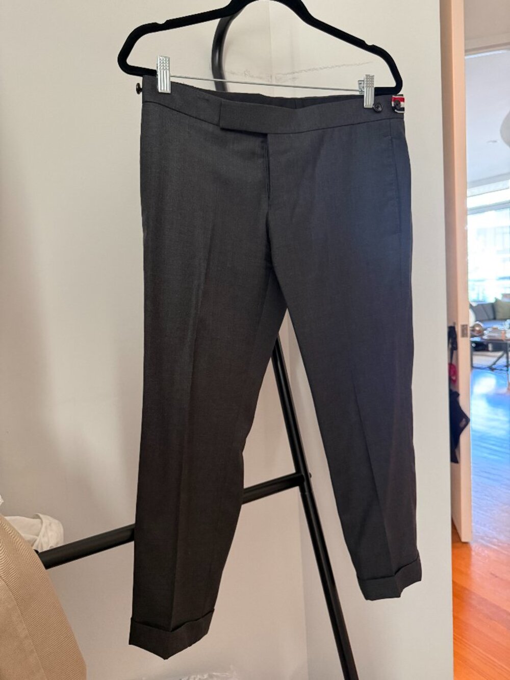 Thom Browne Low Rise Twill Trouser- Size 0